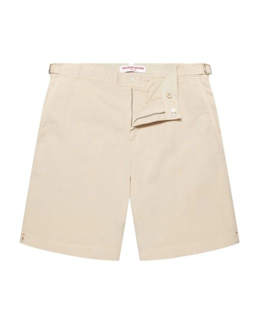 メンズ Orlebar Brown ベルテッド ショートパンツ Natural