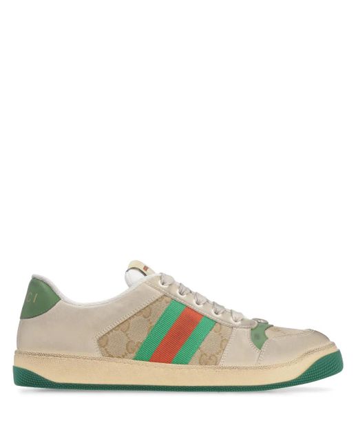 Gucci Green Sneakers Mit Monogramm