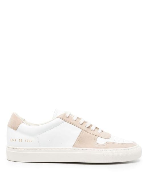 Common Projects White Bball Panelled Sneakers