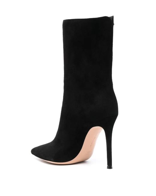 Gianvito Rossi Black Reus 105Mm Suede Boots