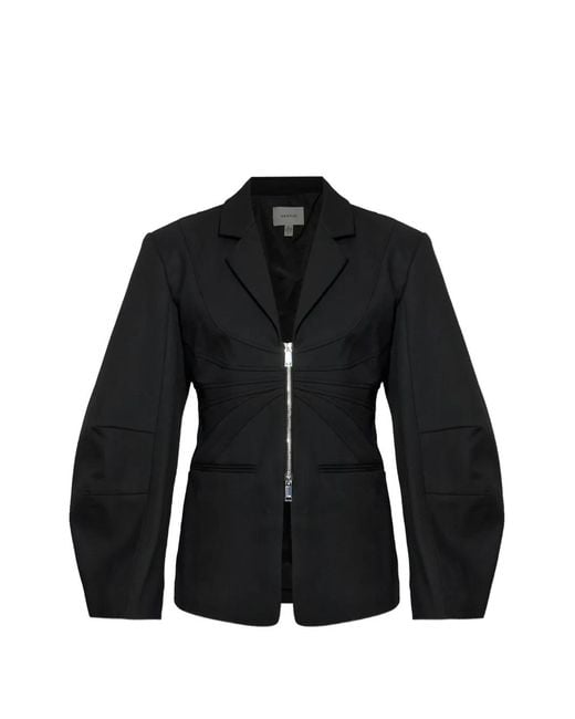Gestuz Black Zip-Up Tailored Jacket