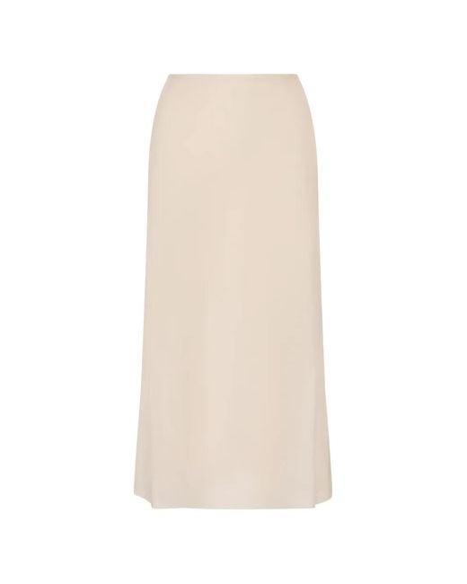 Jil Sander White Fine-Knit Skirt
