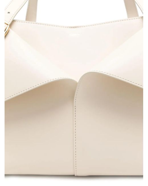 Borsa Tote Belt Cabas Media di Coperni in Natural