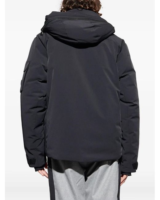 Bogner Gray Cobeyn Flap-Pockets Hooded Jacket for men