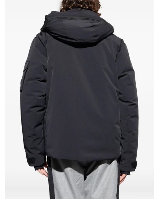 Bogner Gray Cobeyn Flap-Pockets Hooded Jacket for men