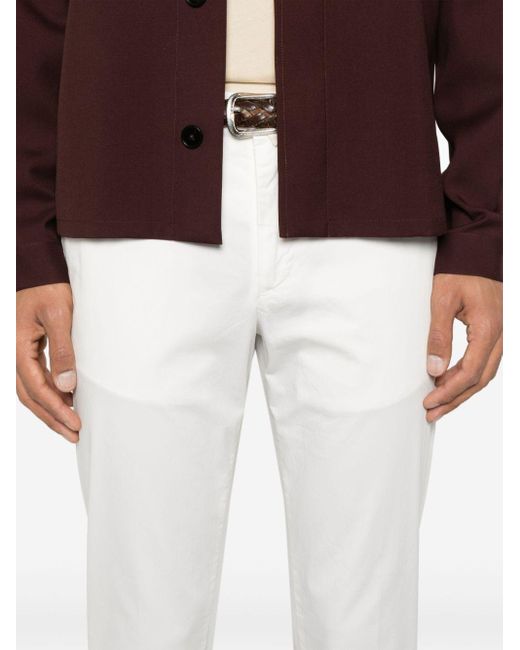 Briglia 1949 White Slim-fit Trousers for men