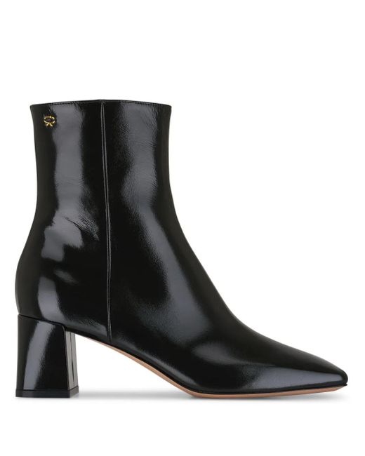 Gianvito Rossi Black 55Mm Leather Ankle Boots