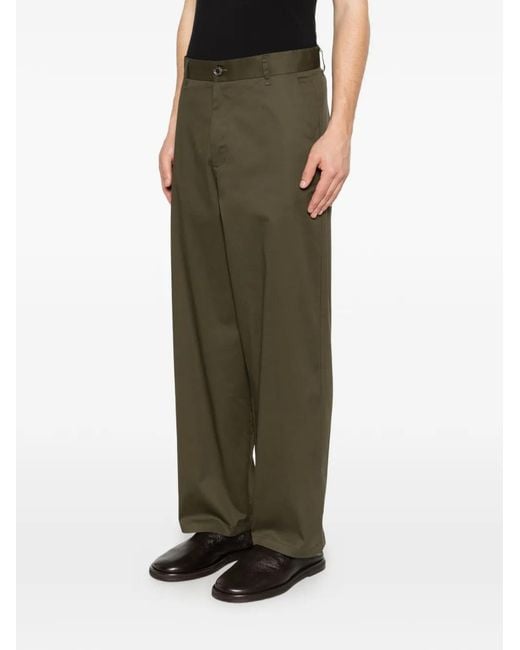 Imperial Green Buttoned Trousers for men