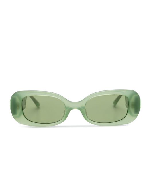 Linda Farrow Green X Nima Benati The Lola Oval-frame Sunglasses