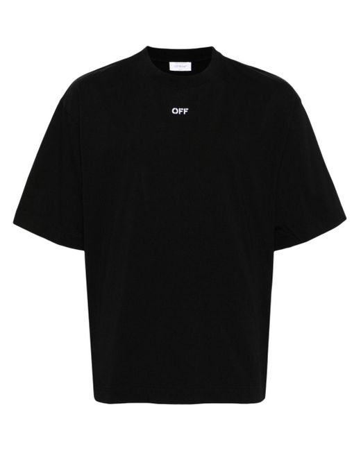 Off-White c/o Virgil Abloh T-shirt Met Print in het Black voor heren