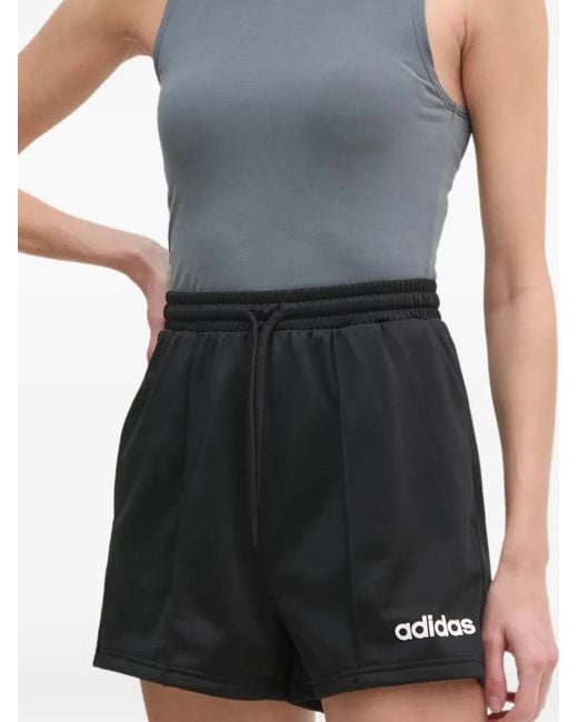 Adidas Black Drawstring Shorts Set