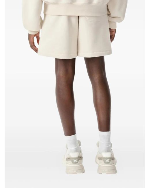 Amiri White Drawstring Cotton Shorts for men