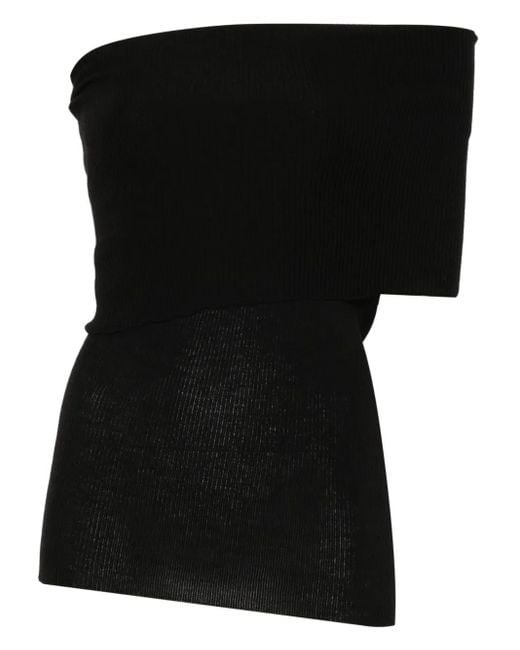 Rick Owens Black Athena Knitted Top