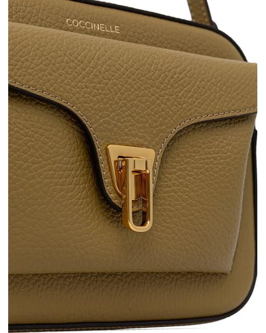 Coccinelle Brown Small Beat Cross Body Bag