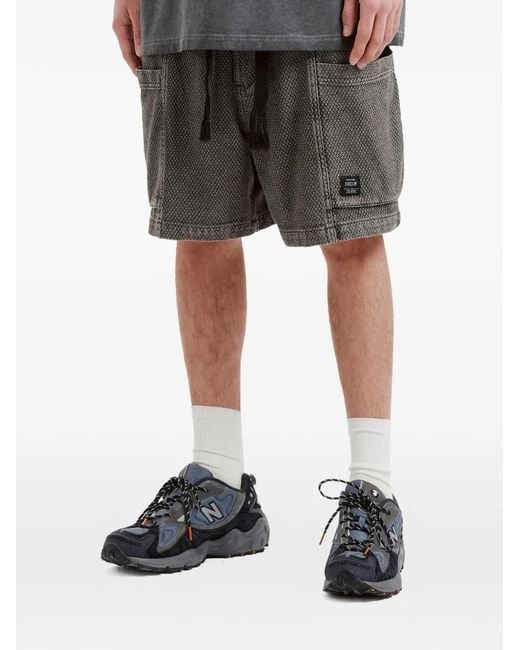 FIVE CM Gray Drawstring-Fastening Shorts for men