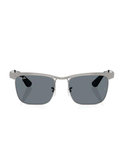 Ray-Ban スクエアフレーム サングラス Gray