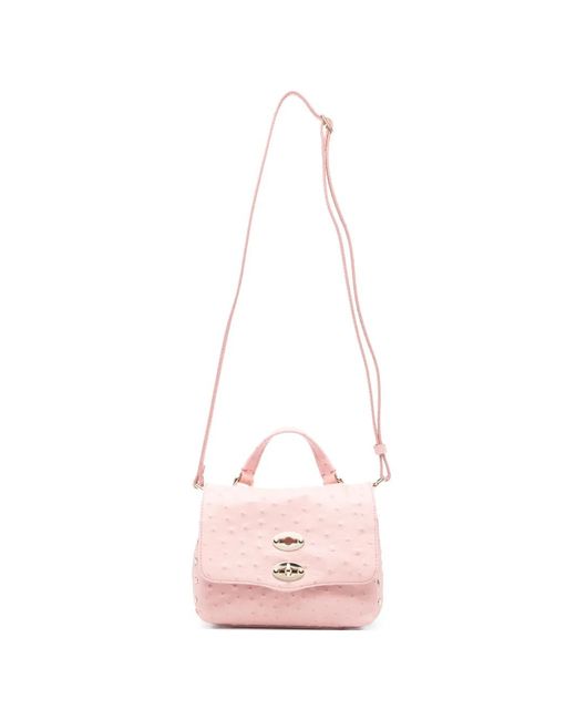Zanellato Pink Postina Studded-Embellishment Mini Bag