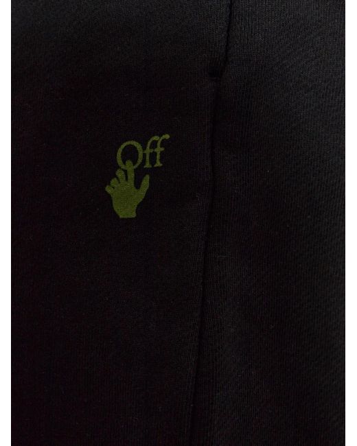 Off-White c/o Virgil Abloh Black Logo-Print Track Pants for men