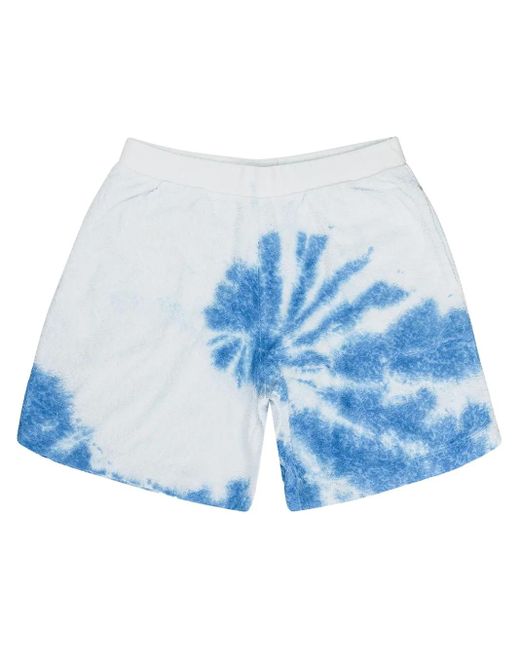 Purple Brand Shorts Aus Frottee in Blue für Herren