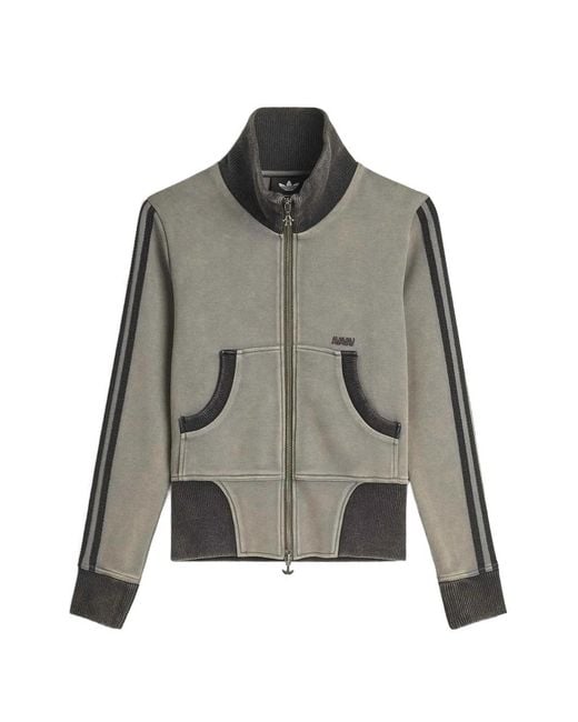 Adidas Gray X Avavavav Veste Zippée À Coupe Crop