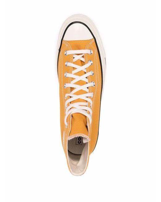 Converse Orange Chuck 70 High-Top Sneakers for men