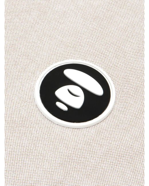 Aape By A Bathing Ape Overhemd Met Borduurwerk in het White voor heren