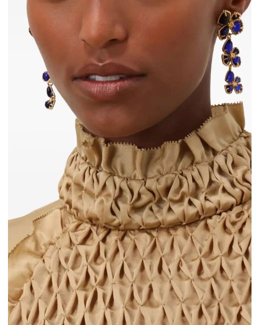 Zimmermann Blue Bloom Earrings