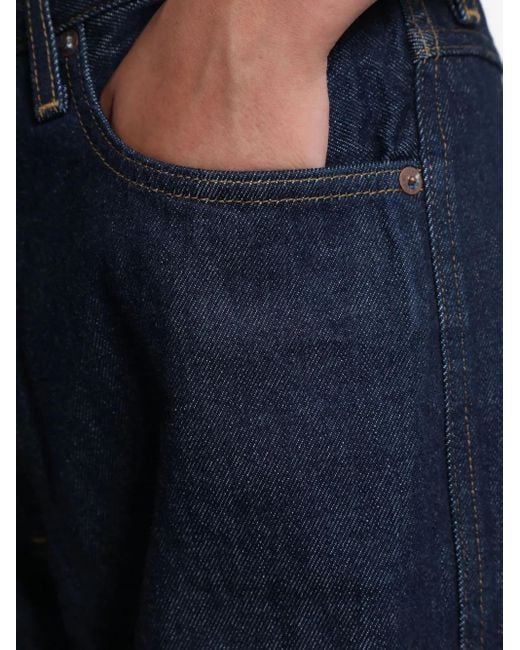 Agolde Blue Leena Straight Jeans