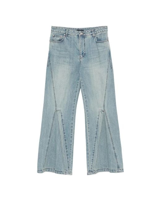 Juun.J Blue Flared Jeans for men