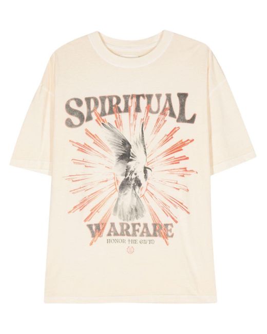 Camiseta Spiritual Conflict Honor The Gift de hombre de color Natural