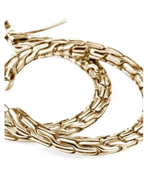 John Hardy Metallic 14K Jh Essential 22Mm Hoop Earrings