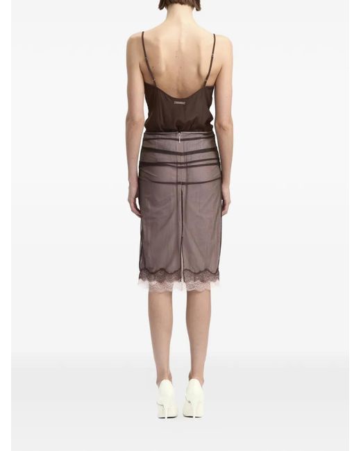 16Arlington Hedda Midi-Rok in het Brown