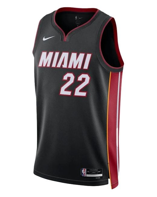 メンズ Nike Nba Miami Heat Jimmy Butler Icon Edition 2022/23 スウィングマン ジャージ タンクトップ Black
