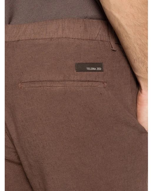Teleria Zed Brown Bruce Trousers for men