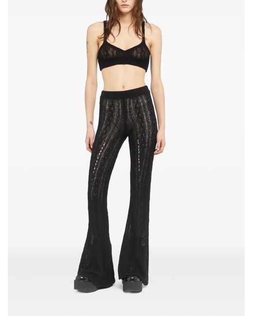 Alanui Black Desert Drift Trousers