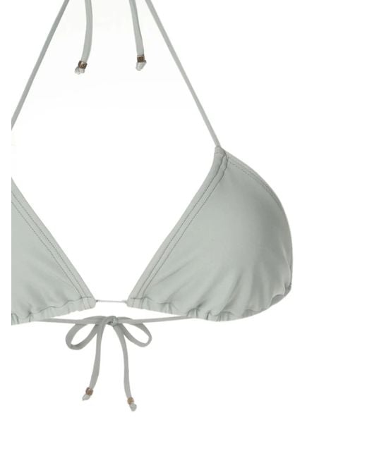 Amir Slama Bikini Met Halternek in het White