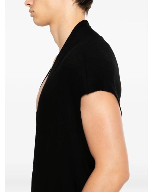 Julius Black Sit Neck T-Shirt for men
