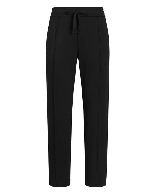 Dolce & Gabbana Black Drawstring-Waistband Track Pants for men