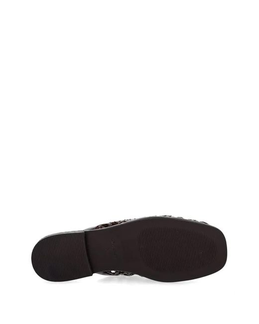 Gant Brown Gimble Leather Slides
