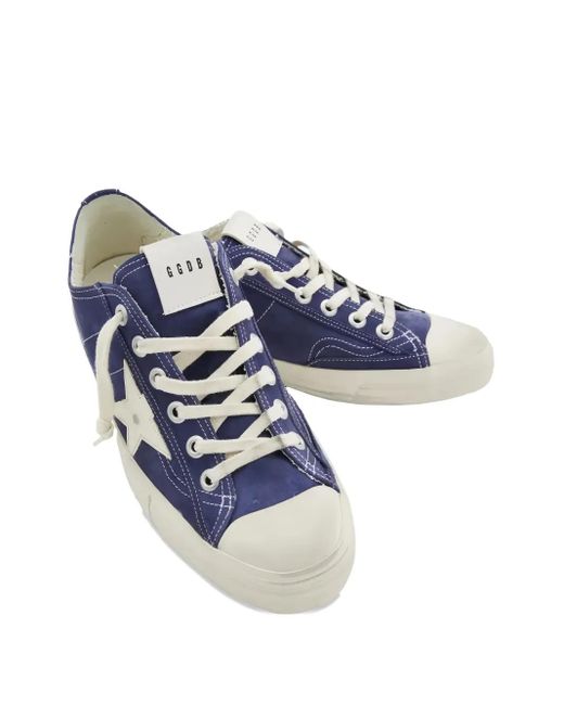Golden Goose Deluxe Brand Blue V-Star 2 Low-Top Sneakers for men