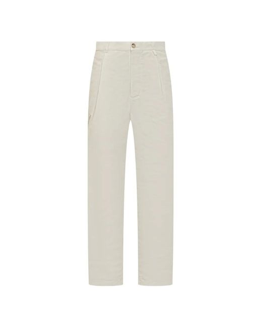 Willy Chavarria White Chilango Trousers for men