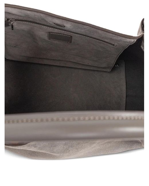 Tod's Gray Medium Leather Handbag