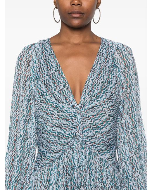 IRO Ruline Mini-Jurk in het Blue