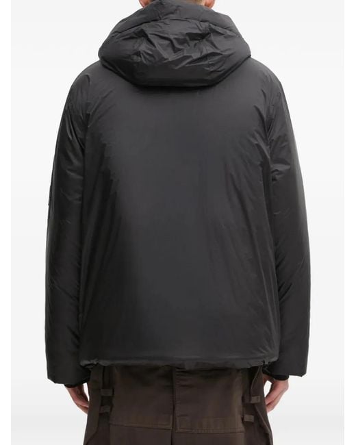Rains Black Doudoune Torna W4T3 À Capuche