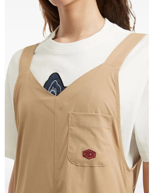 Chocoolate Natural Drawstring Dress