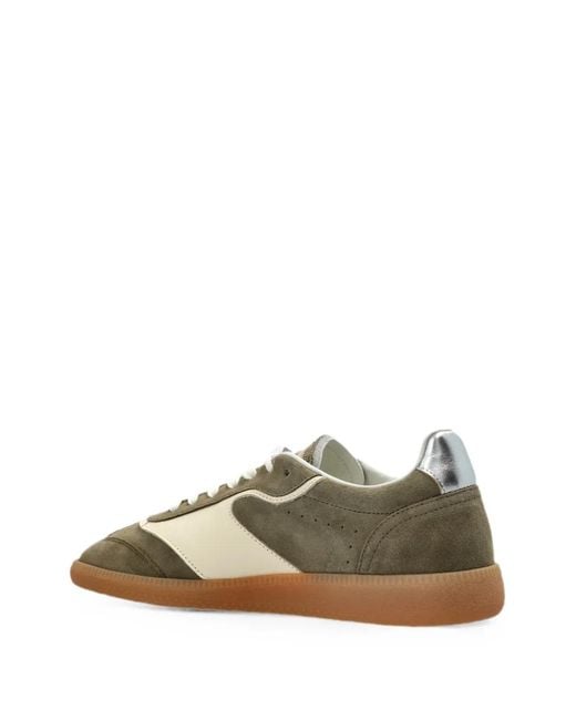 DSquared² Green Logo-Plaque Panelled Sneakers
