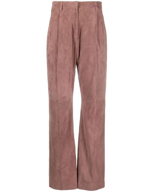Brunello Cucinelli Red Trousers