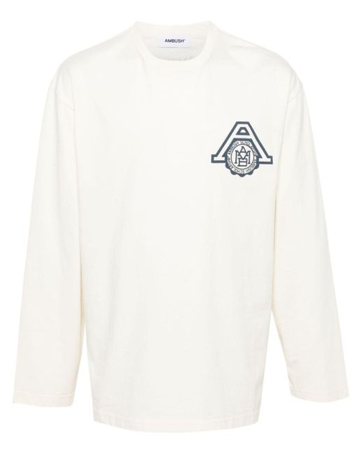 T-shirt Scholarship di Ambush in White da Uomo