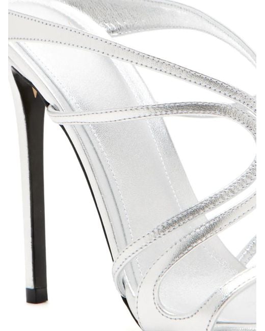 ALEVI White 110Mm Mony Heeled Sandals