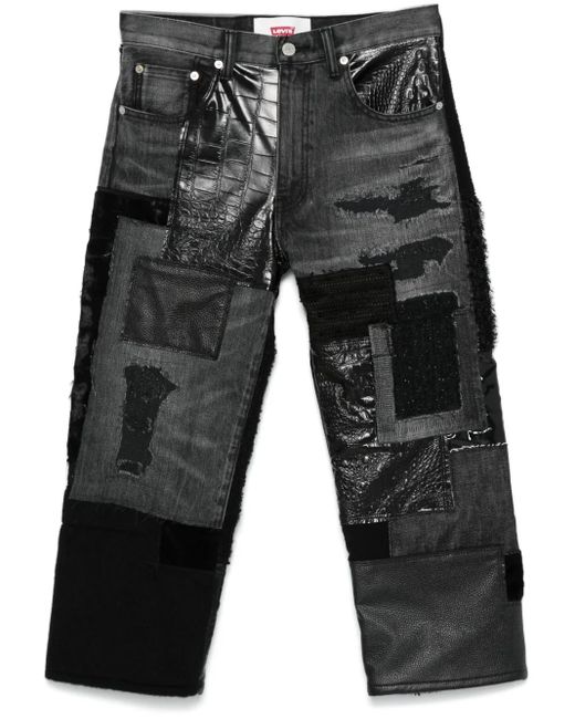 Junya Watanabe Gray X Levi's Patchwork Jeans